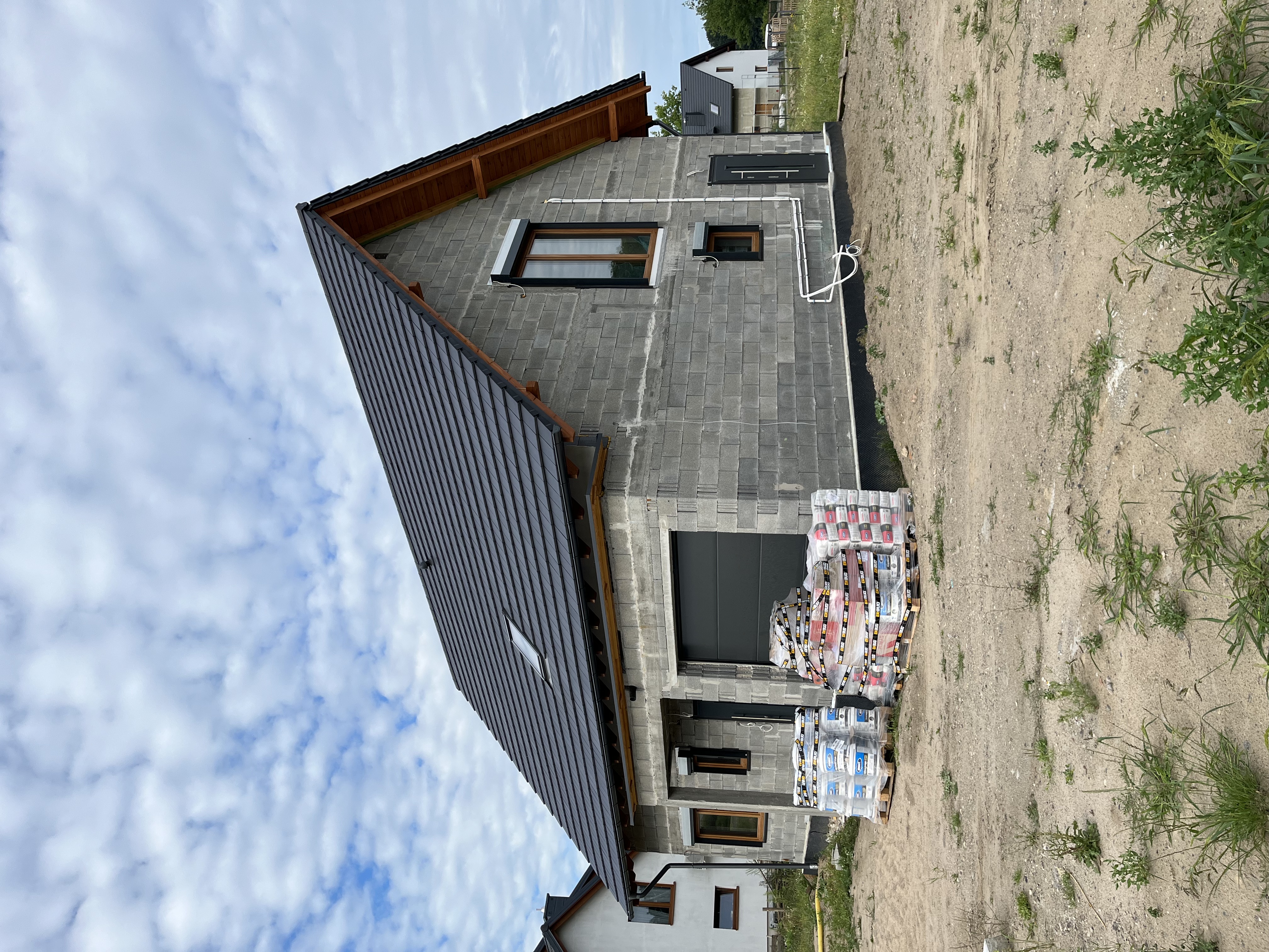 Przed - Elewacja nowego domu